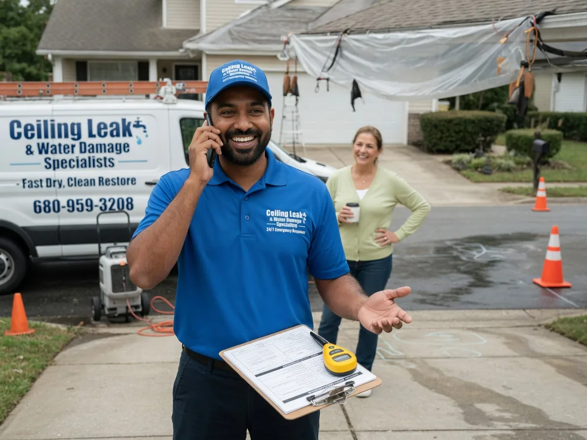Ceiling Leak Cleanup Panora, IA FAQs